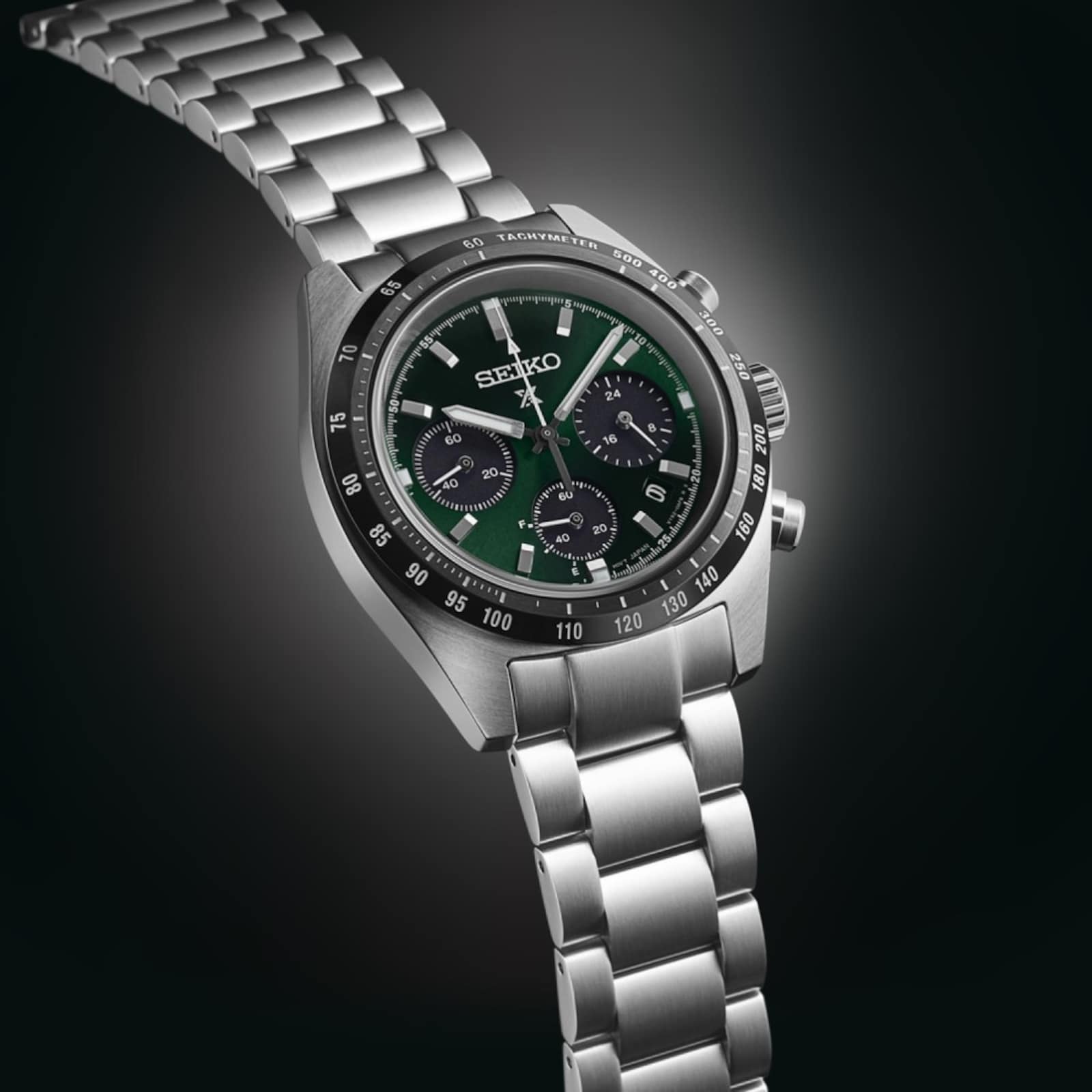 Seiko Prospex Prospex Deep Green Speedtimer Solar Chronograph 39mm Mens ...