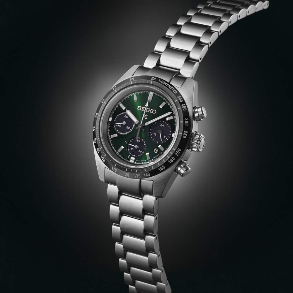 Seiko Prospex Prospex Deep Green Speedtimer Solar Chronograph 39mm