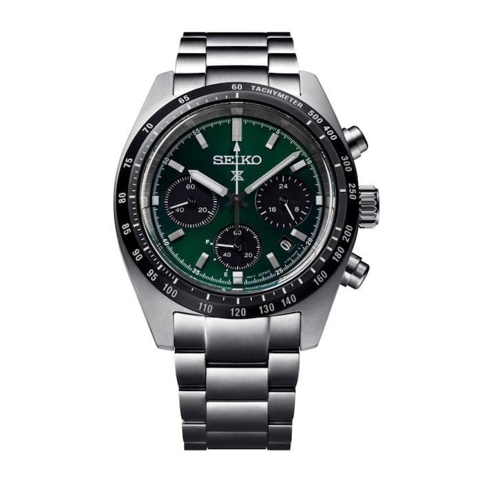 Seiko Prospex Prospex Deep Green Speedtimer Solar Chronograph 39mm Mens Watch