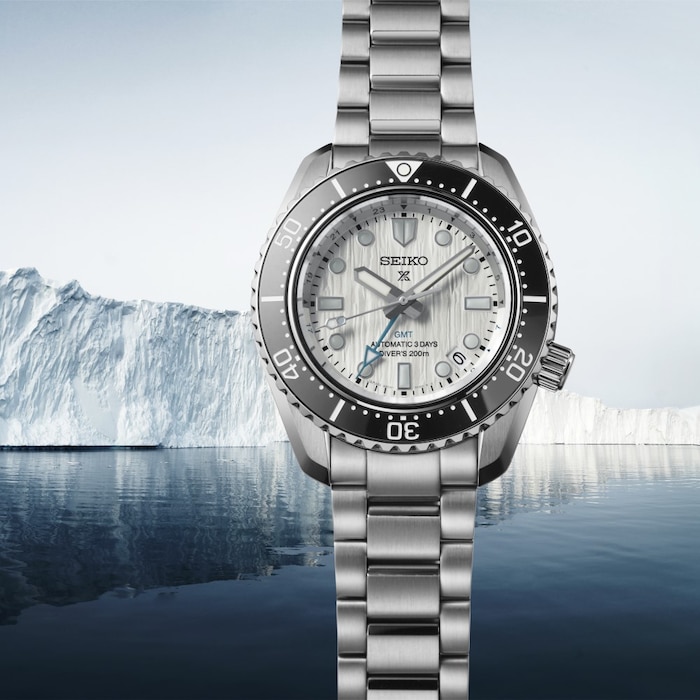 Seiko Prospex Prospex Sea Arctic Ocean GMT Limited Edition 42mm Mens Watch Silver