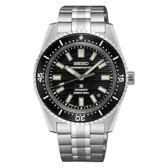 Seiko Prospex Black Dark Water Marinemaster 1965 Reinterpretation Diver 39.5mm Mens Watch Black Seiko Prospex Black Dark Water Marinemaster 1965 Reinterpretation Diver 39.5mm Mens Watch Black