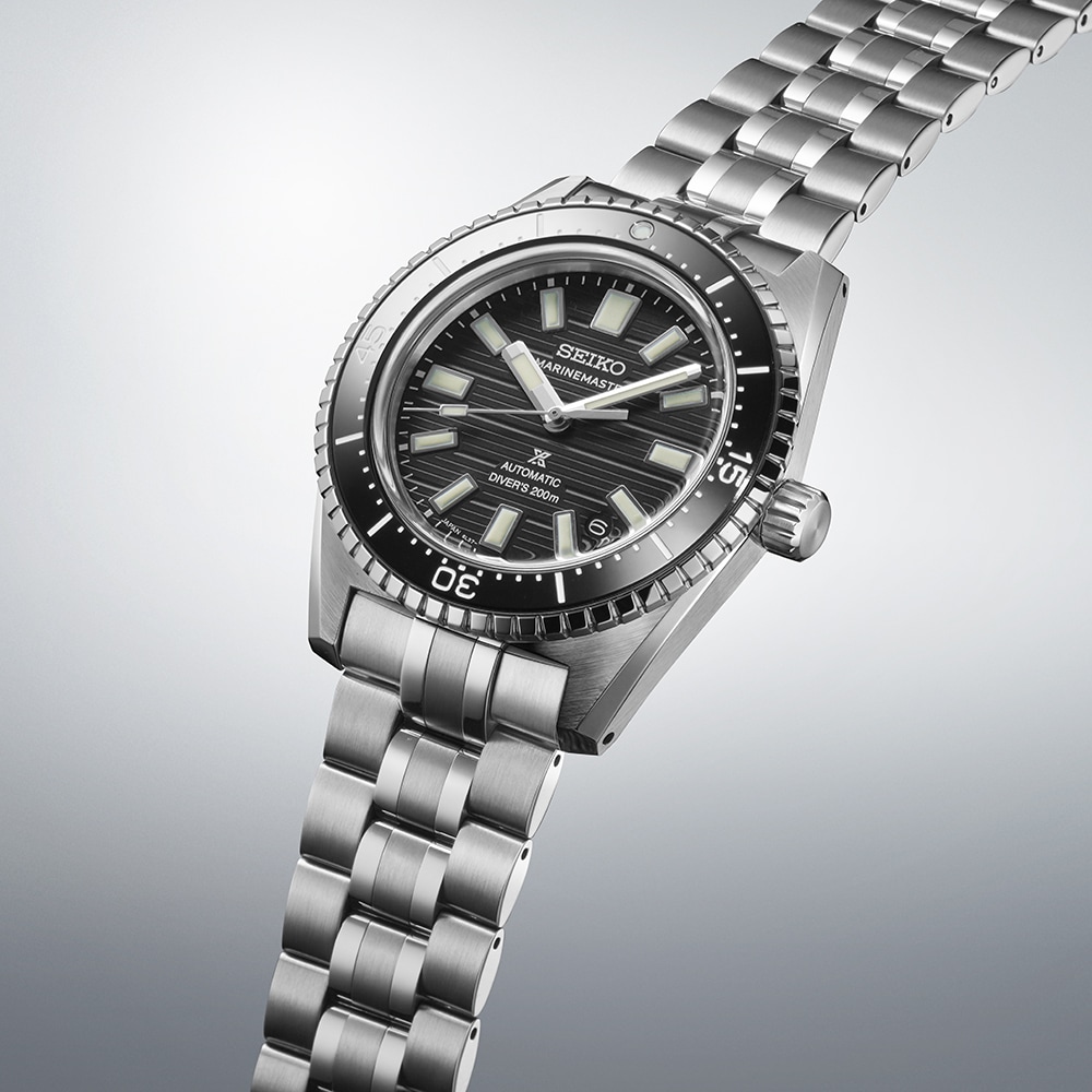 Seiko Prospex Black Dark Water Marinemaster 1965 Reinterpretation Diver 39.5mm Mens Watch Black Seiko Prospex Black Dark Water Marinemaster 1965 Reinterpretation Diver 39.5mm Mens Watch Black
