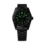 Seiko Prospex Black Dark Water Marinemaster 1965 Reinterpretation Diver 39.5mm Mens Watch Black