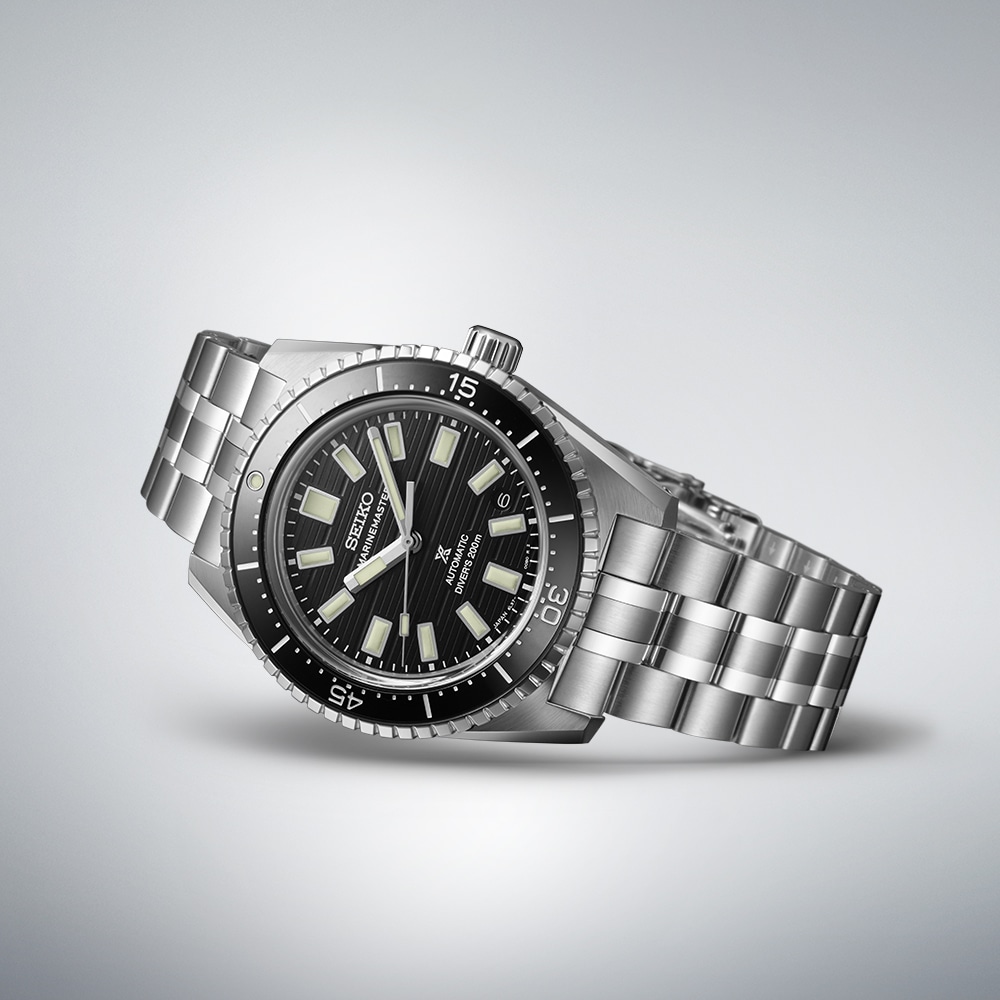 Seiko Prospex Black Dark Water Marinemaster 1965 Reinterpretation Diver 39.5mm Mens Watch Black Seiko Prospex Black Dark Water Marinemaster 1965 Reinterpretation Diver 39.5mm Mens Watch Black