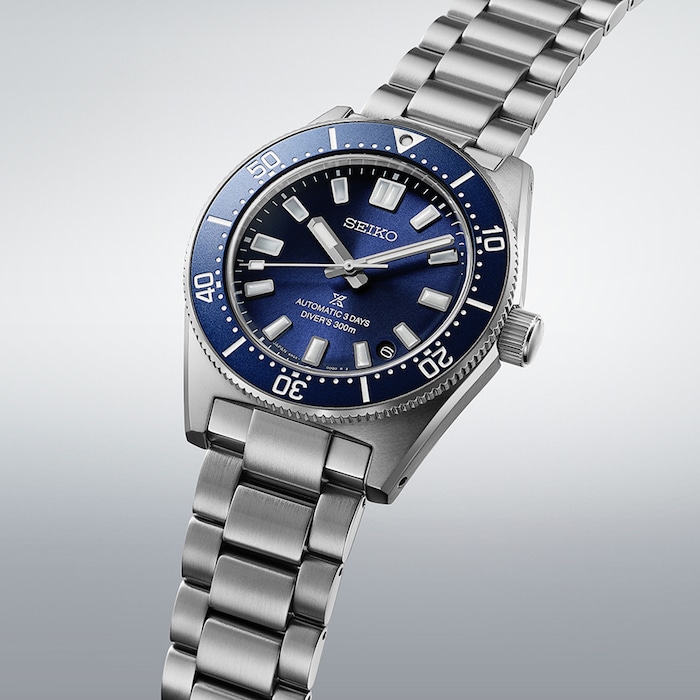 Seiko Prospex Prospex 1965 Revival Diver's 3-day 300m in Scuba Blue