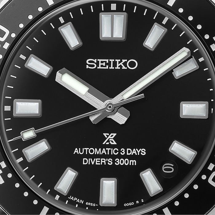 Seiko Prospex Prospex 1965 Revival Diver's 3-day 300m in Cove Black