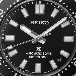 Seiko Prospex Prospex 1965 Revival Diver's 3-day 300m in Cove Black