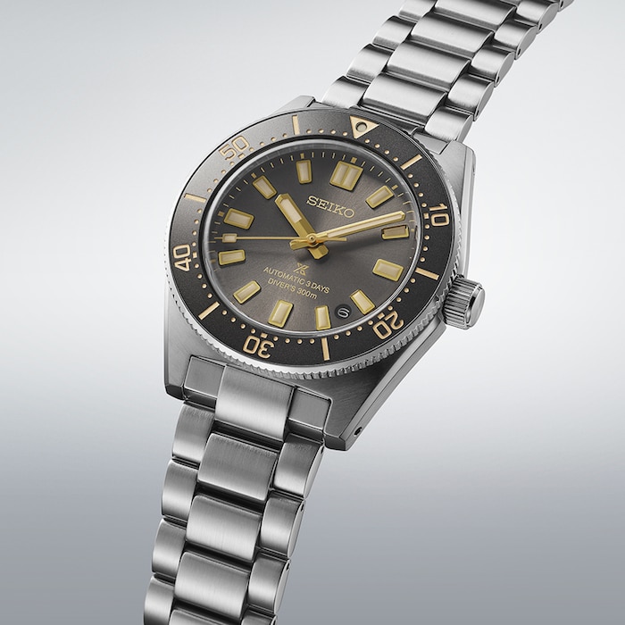 Seiko Prospex Prospex 1965 Revival Diver's 3-day 300m in Tide Grey - 100th Anniversary of Seiko Special Edition