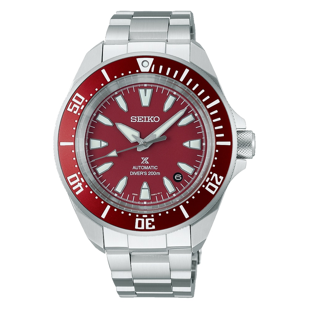 Seiko Prospex 4R Red 'Shog-urai' Diver 41.7mm Mens Watch Seiko Prospex 4R Red 'Shog-urai' Diver 41.7mm Mens Watch