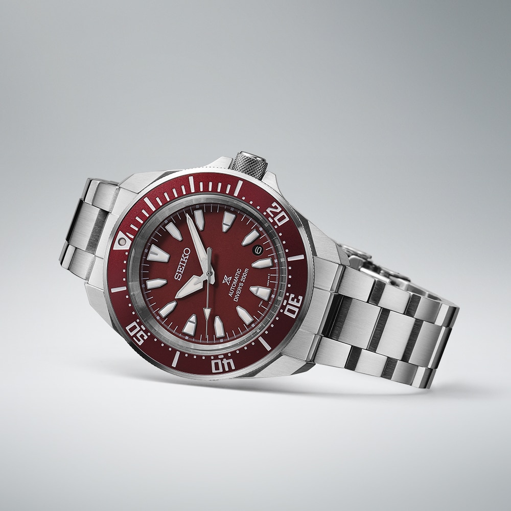 Seiko Prospex 4R Red 'Shog-urai' Diver 41.7mm Mens Watch Seiko Prospex 4R Red 'Shog-urai' Diver 41.7mm Mens Watch