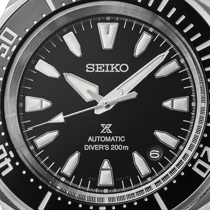 Seiko Prospex 4R Black 'Shog-urai' Diver 41.7mm Mens Watch