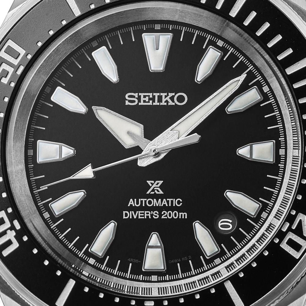 Seiko Prospex 4R Black 'Shog-urai' Diver 41.7mm Mens Watch