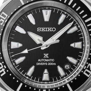Seiko Prospex 4R Black 'Shog-urai' Diver 41.7mm Mens Watch