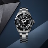 Seiko Prospex 4R Black 'Shog-urai' Diver 41.7mm Mens Watch