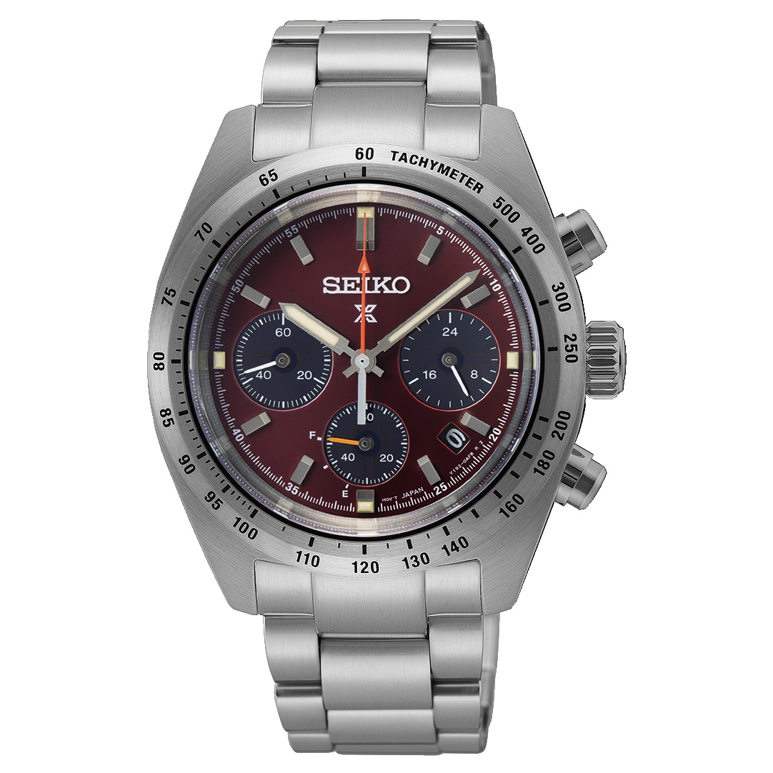 Seiko Prospex Prospex Speedtimer European Exclusive 39mm Mens Watch Factory Red