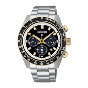Seiko Prospex Prospex 'Circuit Race' Solar Speedtimer Chronograph 41.5mm Mens Watch Black