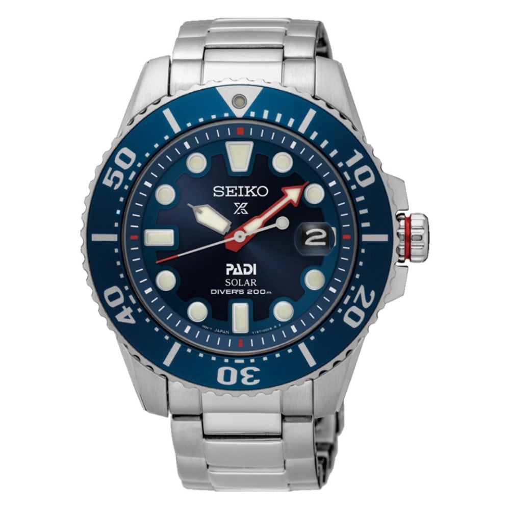 Prospex Sea PADI Solar Diver's 43.5mm Mens Watch Blue