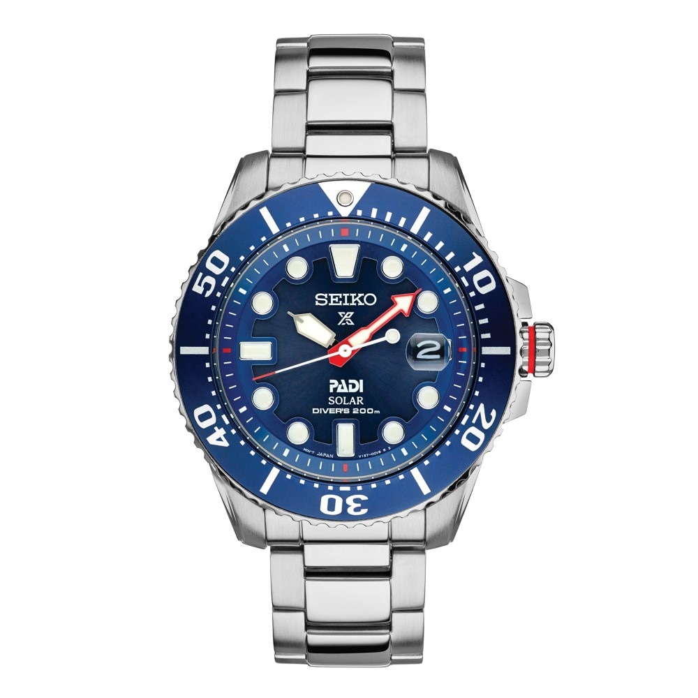 Seiko Prospex Prospex Sea PADI Solar Diver's 43.5mm Mens Watch Blue