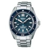 Seiko Prospex Diver's 41mm Bracelet Watch Polygonal in Coastline Cobalt Blue