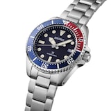 Seiko Prospex Solar Diver's 41mm Mens Bracelet Watch Blue Dial