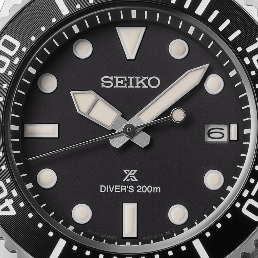 Seiko Prospex Solar Diver's 41mm Mens Bracelet Watch Black Dial Seiko Prospex Solar Diver's 41mm Mens Bracelet Watch Black Dial