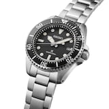 Seiko Prospex Solar Diver's 41mm Mens Bracelet Watch Black Dial