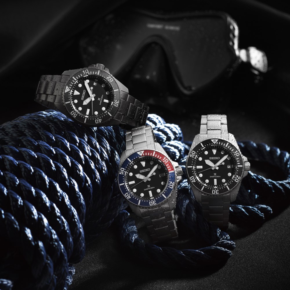Seiko Prospex Solar Diver's 41mm Mens Bracelet Watch Black Dial Seiko Prospex Solar Diver's 41mm Mens Bracelet Watch Black Dial