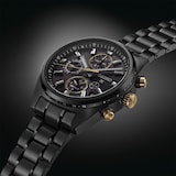 Seiko Prospex GPS Solar Chronograph Speedtimer 42mm Limited Edition 100th Anniversary of Seiko in Black