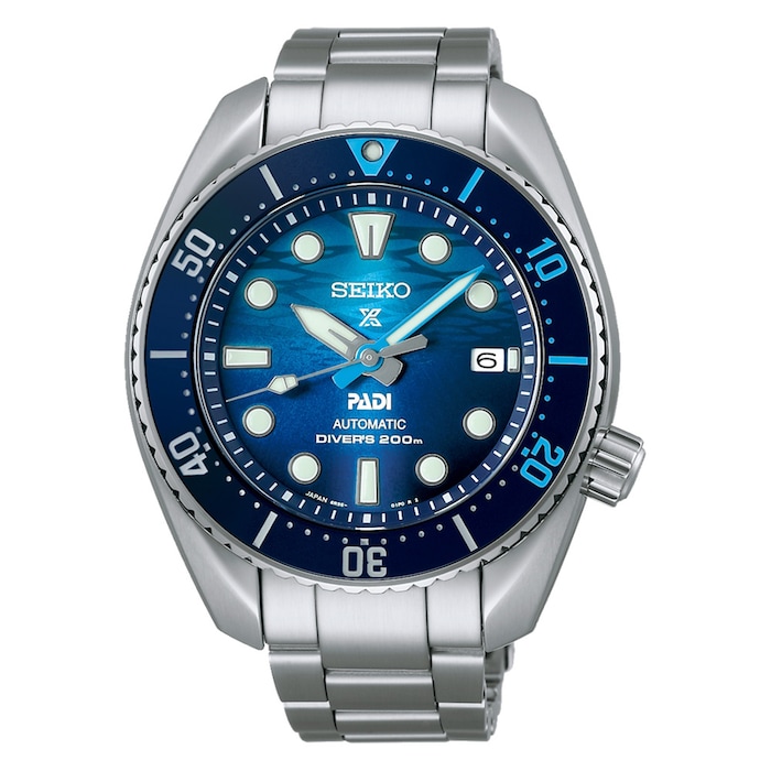 Seiko Prospex Sumo Scuba PADI Special Edition 45mm  Mens Watch Blue