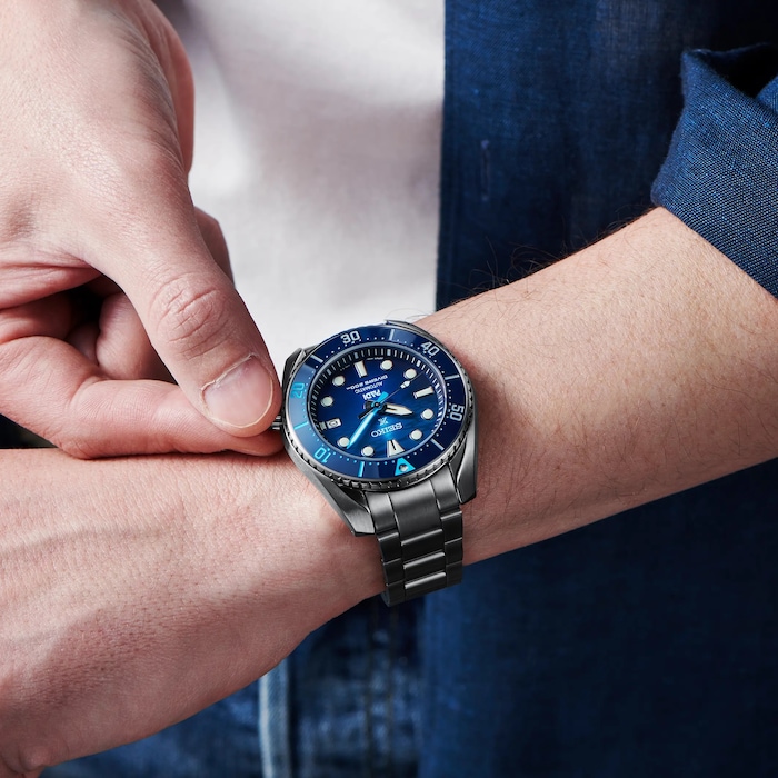 Seiko Prospex Sumo Scuba PADI Special Edition 45mm Mens Watch Blue