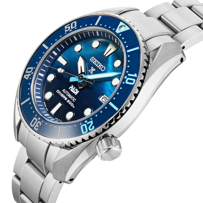 Seiko Prospex Sumo Scuba PADI Special Edition 45mm Mens Watch Blue