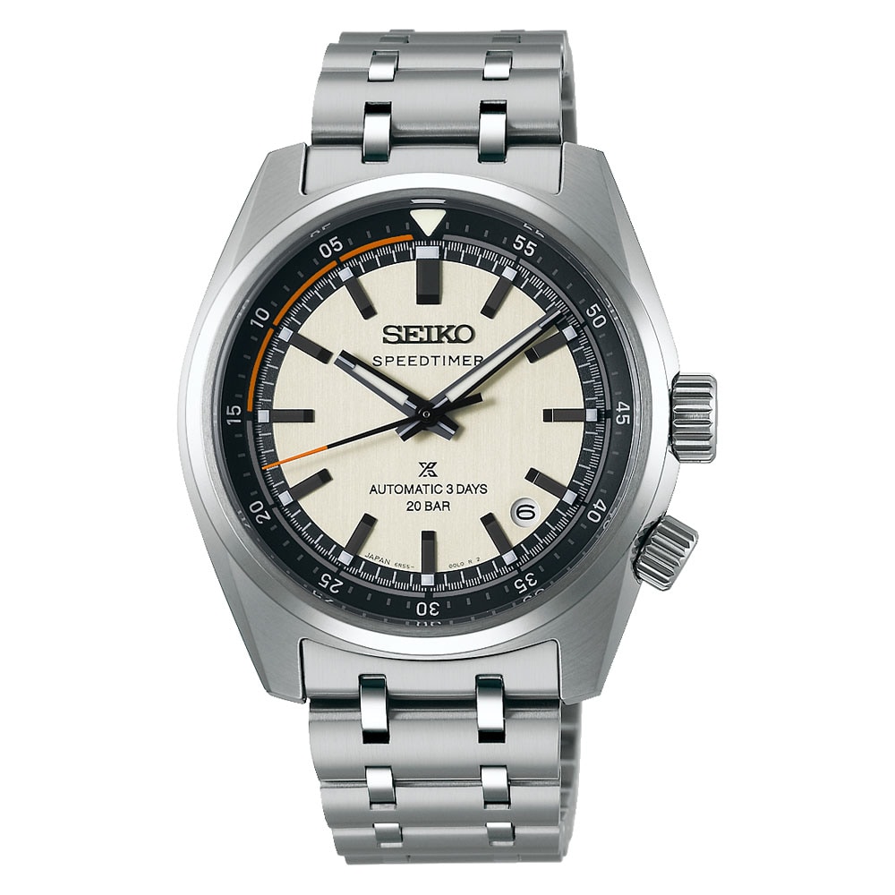 Seiko Prospex Prospex Speedtimer 6R 'Compact Countdown' 39.5mm Mens Watch Grey-White Dial