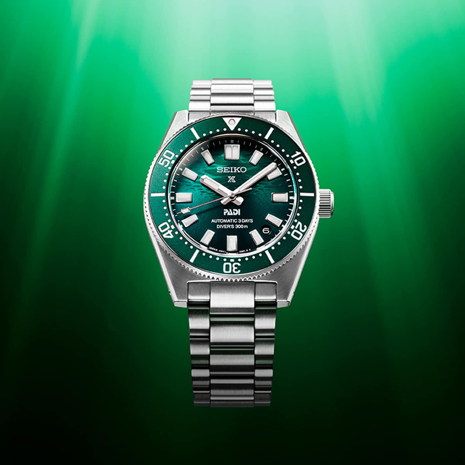 Seiko Prospex Prospex 1965 Heritage Diver's PADI Special Edition 40mm Mens Watch Green