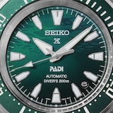 Seiko Prospex Prospex PADI 60th Anniversary 4R Compact Mechanical Diver's 41.7mm Mens Watch Underwater Green