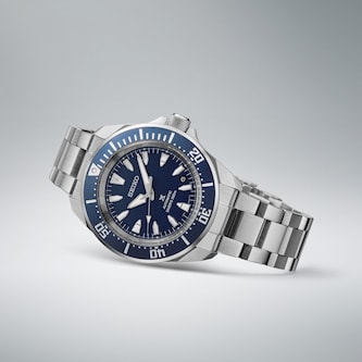 Seiko Prospex Prospex 4R Compact Mechanical Diver's 41.7mm Mens Watch Cobalt Blue