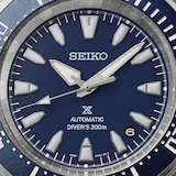 Seiko Prospex Prospex 4R Compact Mechanical Diver's 41.7mm Mens Watch Cobalt Blue