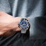 Seiko Prospex Prospex 4R Compact Mechanical Diver's 41.7mm Mens Watch Cobalt Blue