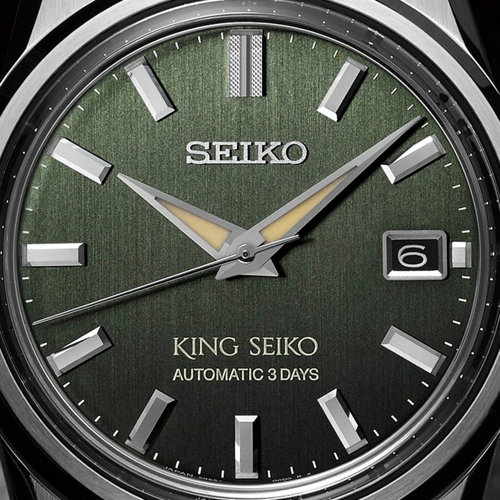 Seiko Prospex King Seiko KSK 'Olive Suede' 38.3mm Mens Watch Green
