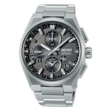 Seiko Prospex Astron GPS Solar 5X83 Dual-Time Chronograph 42mm Mens Watch Grey