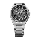 Seiko Prospex Astron GPS Solar 5X83 Dual-Time Chronograph 42mm Mens Watch Grey