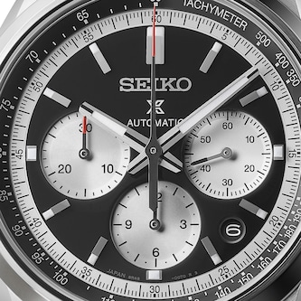 Seiko Prospex Speedtimer 42mm Mens Watch Black