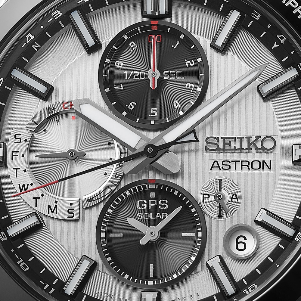 Seiko Prospex Astron Chronograph 43.3mm Mens Watch Silver