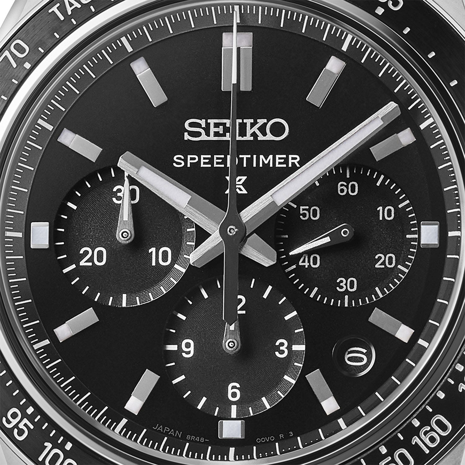 Seiko Prospex Speedtimer 42mm Mens Watch Black