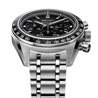 Seiko Prospex Speedtimer 42mm Mens Watch Black Seiko Prospex Speedtimer 42mm Mens Watch Black