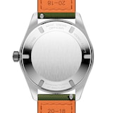 Gallet Flying Officer Chronograph Automatic 40mm Unisex Watch Orange Dial Fabric