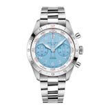 Gallet Flying Officer Chronograph Automatic 40mm Unisex Watch Sky Blue Dial
