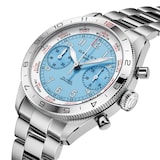 Gallet Flying Officer Chronograph Automatic 40mm Unisex Watch Sky Blue Dial