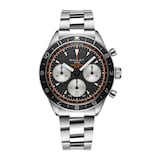 Gallet Multichron Pilot Chronograph Automatic 42mm Unisex Watch Black Dial