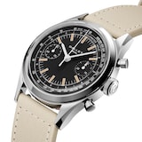 Gallet Classics B09 Tribute to Multichron 38mm Unisex Watch Black Dial Fabric