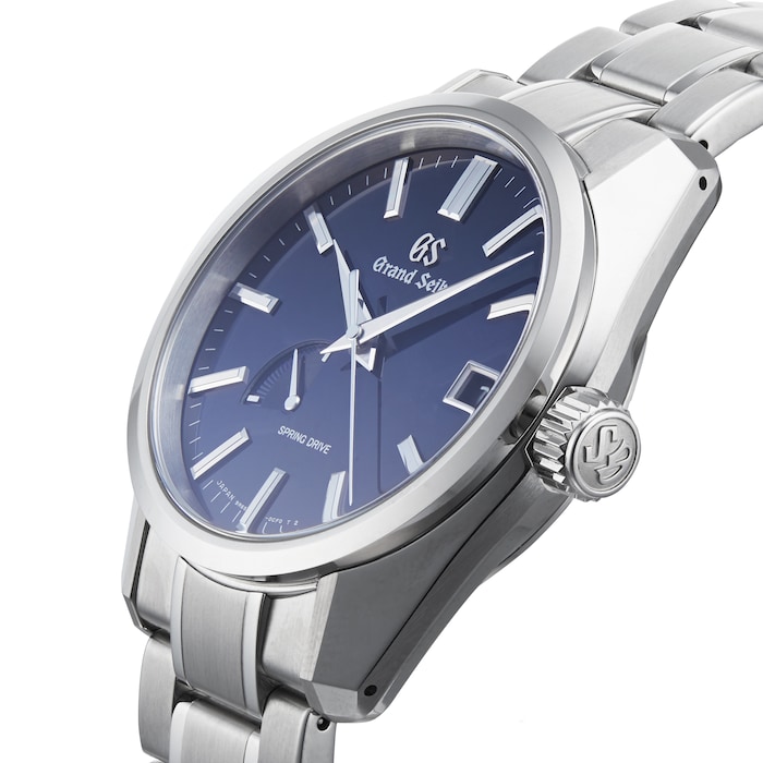 Grand Seiko Heritage Blue Spring Drive 3-Day SBGA375 | Watches Of  Switzerland US